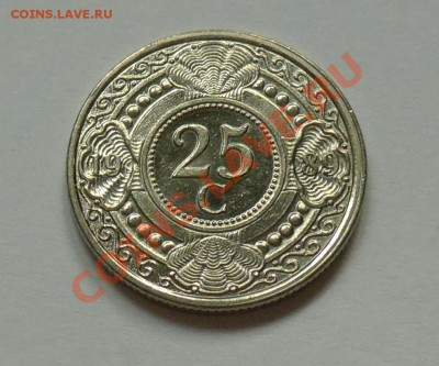 АНТИЛЬСКИЕ ОСТРОВА - 25 центов 1989 - до 3.10 - 247