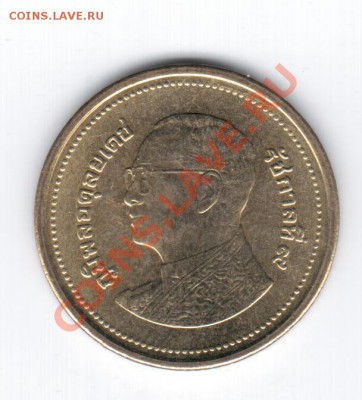 Тайланд 2 бата 2010г. с 1руб. - 1 100