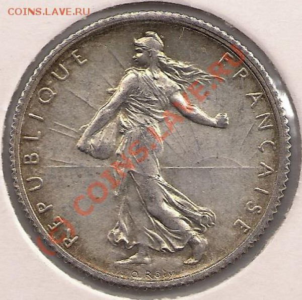 Ag 1 Franc 1920 Франция до 22-00 24.09 - франк