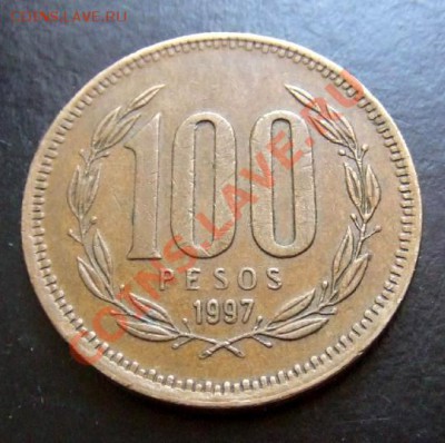 ЧИЛИ 100 песо (1997) до 03.10 (22.00) - Чили 100 песо (1977) Р