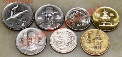 Подборка Ю. Корея 4 монеты 2001 г + 3 - 002.JPG