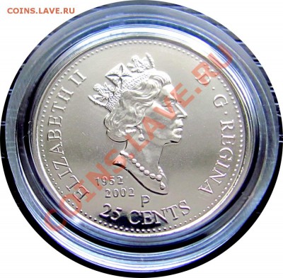 T26 Канада 25¢ цветной Canada Day 2002 05.10 в 22°° - T26 Canda Color 25c 2002_2