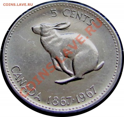 T27 5¢ Канада 1967 Кролик UNC до 05.10 в 22°° - T27 5c 1967_1