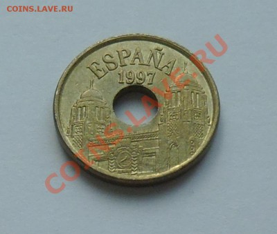 ИСПАНИЯ - 25 песет 1997 - до 5.10 - 349