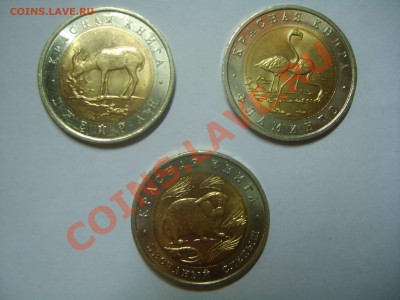 3 монеты 50 рублей, Красная книга, нет Зубра и Сапсана. - S6009039.JPG