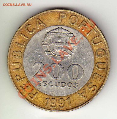 ПОРТУГАЛИЯ 200 ЭСКУДО 1991 ДО 04.10.12 В 22.00МСК (3098) - img680