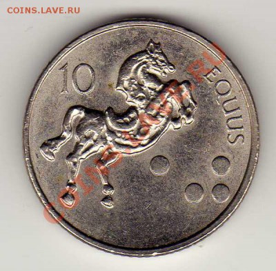 СЛОВЕНИЯ 10 ТОЛАРОВ 2001 КОНЬ ДО 04.10.12 В 22.00МСК (3284) - img647