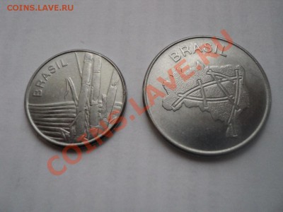 Бразилия.2 монеты,до 5.10.2012г.15:00Мск. - браз.2
