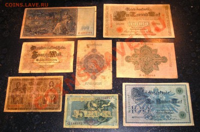 Быстрый аук ! Кайзеровская Германия - 8 банкнот (03.10) - P1010380.JPG