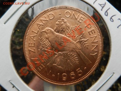 Новая Зеландия, 1 пенни 1965 UNC, штемпельный 04-10-12 22-00 - RSCN0205.JPG