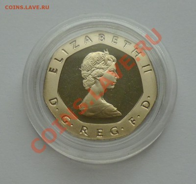 ВЕЛИКОБРИТАНИЯ - 20 пенсов 1982 ПРУФ - до 8.10 - 411