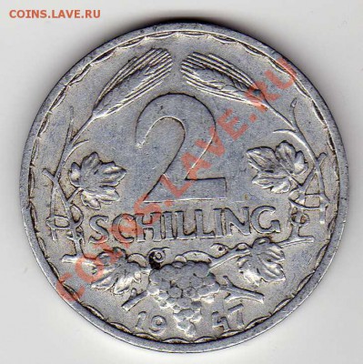 Австрия 2 шиллинга 1947 до 08.10.12 в 22.00мск (3260) - img815