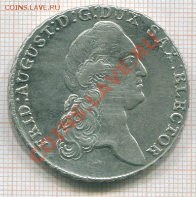 Талер Саксония 1786г. - Талер Р