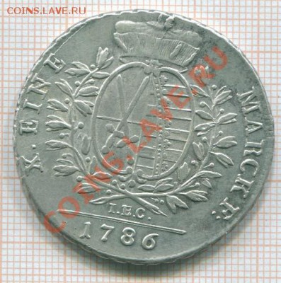 Талер Саксония 1786г. - Талер А
