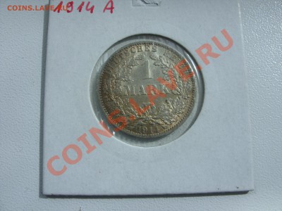 1 марочники Германия (Империя) пополняемая тема. - 1 марка 1914 A - 1