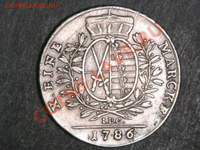 Талер Саксония 1786г. - 37754.JPG
