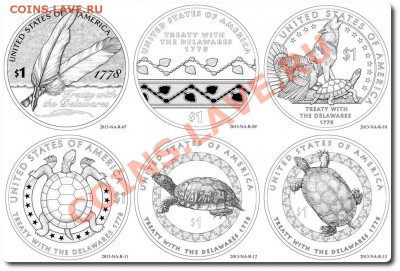 Доллар Сакагавеи 2013 - candidatos-native-american-dollar-2013