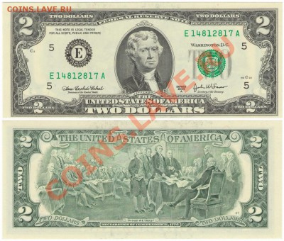 2 $ доллара 2003 год до 8 октября - 1
