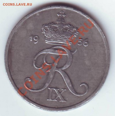 Дания. 5 Оре. 1956. до 09.10 в 22.00 МСК - Дания. 5 оре. 1956. 2.JPG