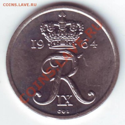 Дания. 25 Оре. 1964. до 09.10 в 22.00 МСК - Дания. 25 оре. 1964. 2.JPG