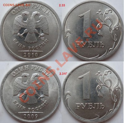 Подборка разновидов 1 рубль 2009г.ММД,СПМД до 8.10.12г. - P1100871.JPG