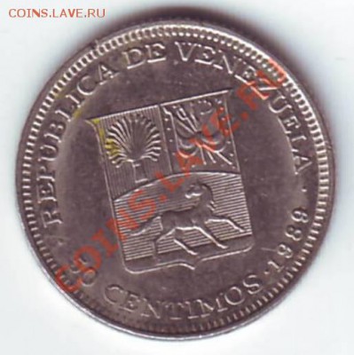 Венесуэла. 50 сентимос 1989г. до 10.10.12 в 22.00мск - Венесуэла.  50 сентимос 1989. 1.JPG