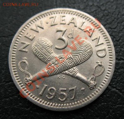 1957 г, Н. Зеландия (брит), 3 d, до 09.10 в 21-00 мск - 57 н зел