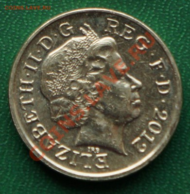 Великобритания: 1 фунт 2012 года до 10.10.12 22-00 - 1 фунт 2012-2