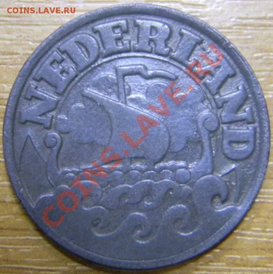 25 центов Нидерланды цинк оккупация 1942г. - DSCN2600_thumb