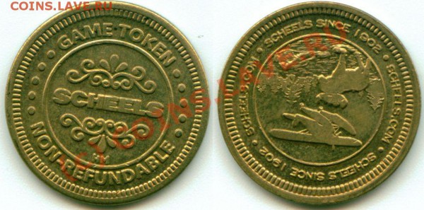 Прошу оценить жетон SCHEELS GAME TOKEN, NON-REFUNDABLE - Sheels Token