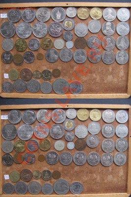 Иностранные монеты.Россыпь,серебро,наборы,сеты,линейки. - 80р,90р