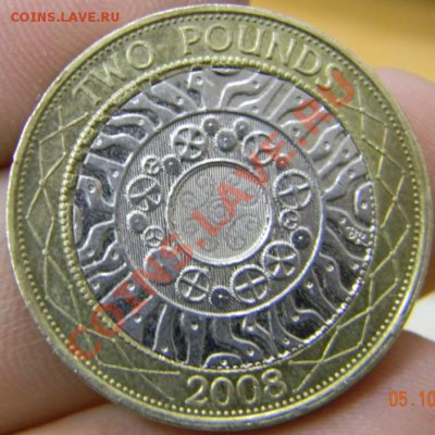 2 фунта Британия БМ 2008г. - DSCN2667_thumb
