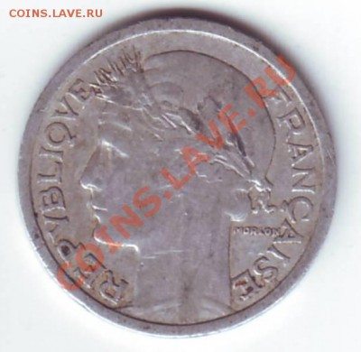 Франция. Франк 1945г. до 11.10.12 в 22.00мск - Франция. франк. 1945 1.JPG