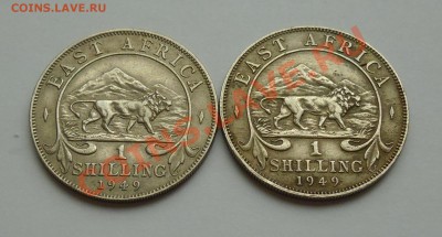 БРИТАНСКАЯ ВОСТОЧНАЯ АФРИКА - 7 монет - 1922-1949 - 699