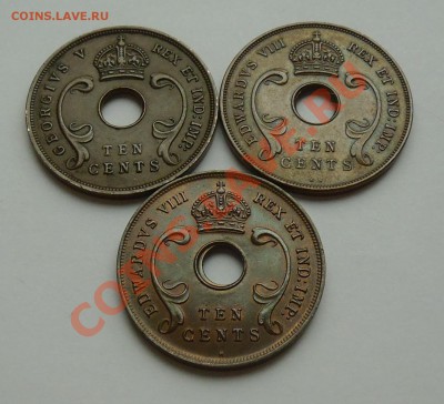 БРИТАНСКАЯ ВОСТОЧНАЯ АФРИКА - 7 монет - 1922-1949 - 705
