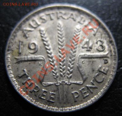 1943 г, Австралия, серебро, до 09.10 в 21-00 мск - 43 авст