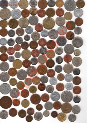 лот иностранщины, 450 монет - img0601