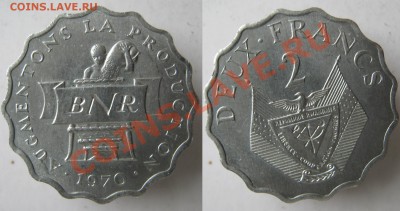 Руанда 2 франка 1970 до 11-10-12 22-00 - Руанда 2 франка 1970