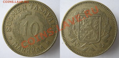 Финляндия 10 марок 1932 до 11-10-12 22-00 - Финляндия 10 марок 1932