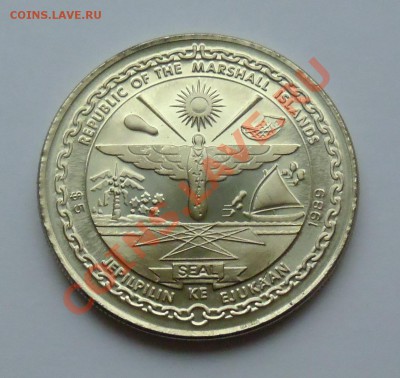 МАРШАЛОВЫ ОСТРОВА - 5 долларов 1989 - КОСМОС - до 12 ОКТЯБРЯ - 792