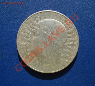 Польша,Ag Ядвига 10 zl 1932г. до 11,10.12 в 22.00 МСК - 10зл