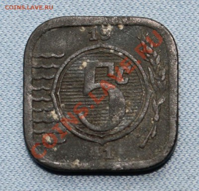 СТАРАЯ НИДЕРЛАНДЫ 5с 1941г. ЦИНК  до 13.10.2012г.в 22-00 - IMG_2528.JPG