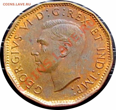 T49 Канада 5¢ 1943 Tombac George VI до 13.10 в 22°° - T49 5c 1943_1