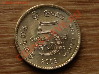 Шри Ланка 5 рупий 2003 Личность 2  до 09.10.12 в 21.00 М - IMG_4590