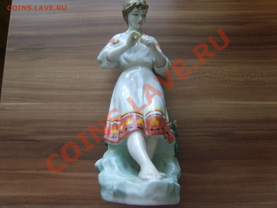 Девушка с цветком. Фарфор.Статуэтка.30см. - S8302834.JPG
