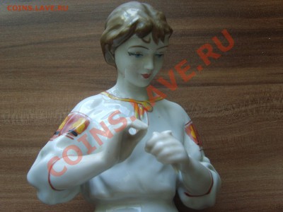 Девушка с цветком. Фарфор.Статуэтка.30см. - S8302837.JPG