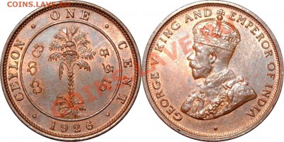 цент 1926 Цейлон - one cent 1926 Ceylon.JPG