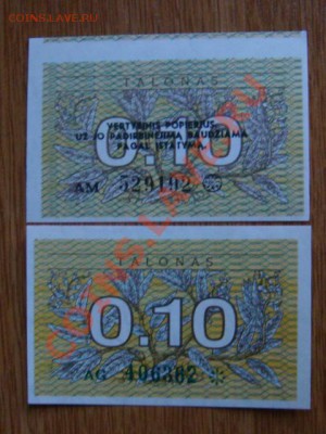 Литва 0,1 таллона 1991. Разновид или брак??? - DSC08689.JPG