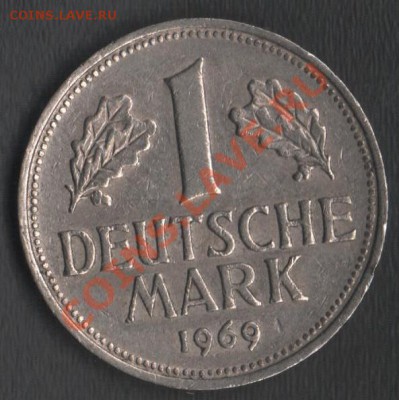 Германия (ФРГ) 1 марка «D» 1969 до 11.10.2012 21.00 мск - Сканы 002