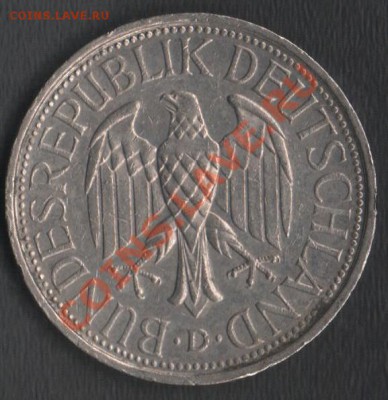 Германия (ФРГ) 1 марка «D» 1990 до 11.10.2012 21.00 мск - Сканы 005